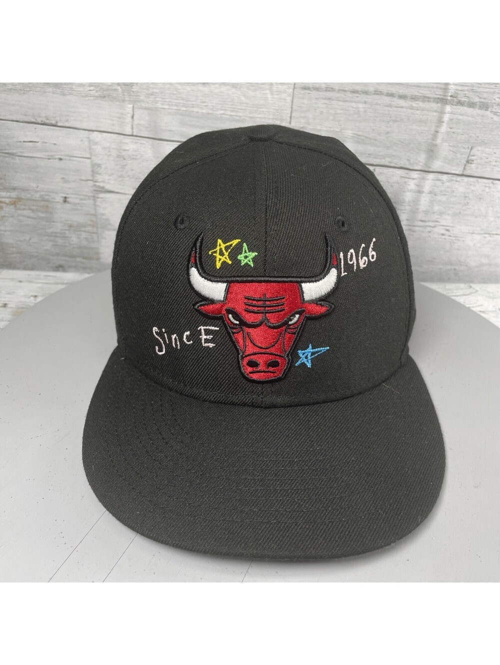 New Era, 59Fifty, Fitted Hat, Chicago Bulls, Scribble Clean